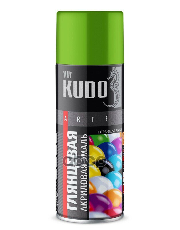 Эмаль Универсальная Акриловая Ral 6018 Салатовая Высокоглянцевая Kudo Kudo Kua6018 Kudo арт. KU-A6018