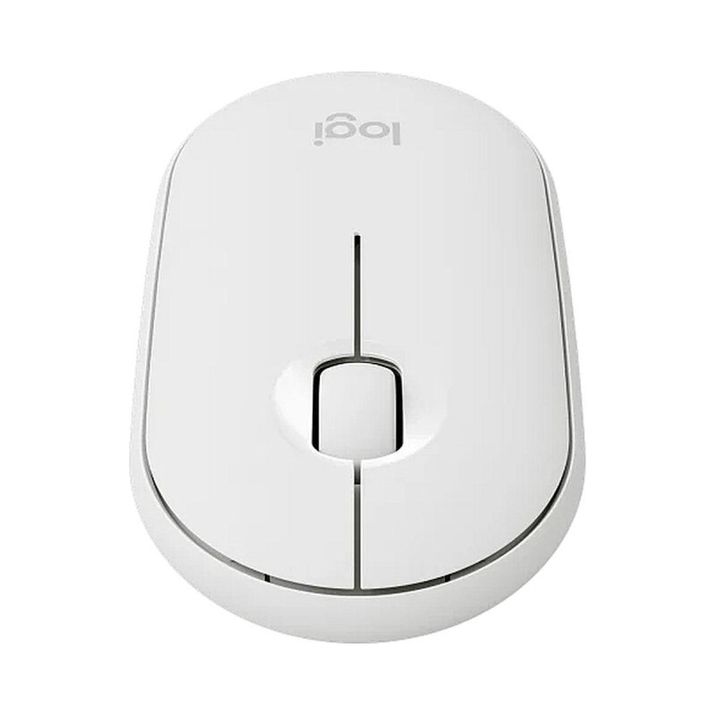 Мышь компьютерная Logitech Pebble M350 Off-white WLS (910-005716) — фото 1