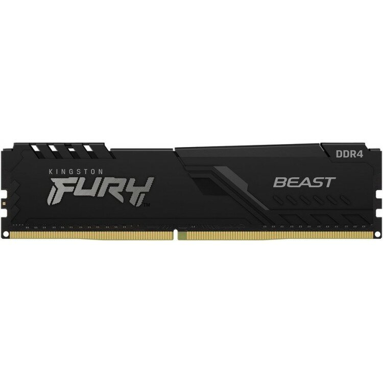 Оперативная память Kingston Fury Beast Black KF432C16BB/16 DDR4 - 16ГБ 3200, DIMM, Ret
