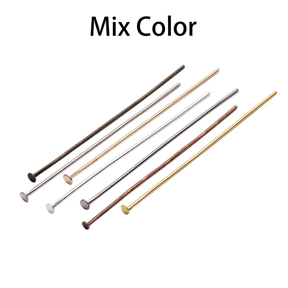 Металлические головные булавки St.kunkka 20-70 мм Multicolor 70mm x 100pcs