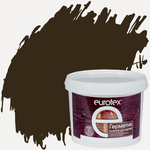 Изображение товара Герметик акриловый шовный для дерева Eurotex (3кг) орех