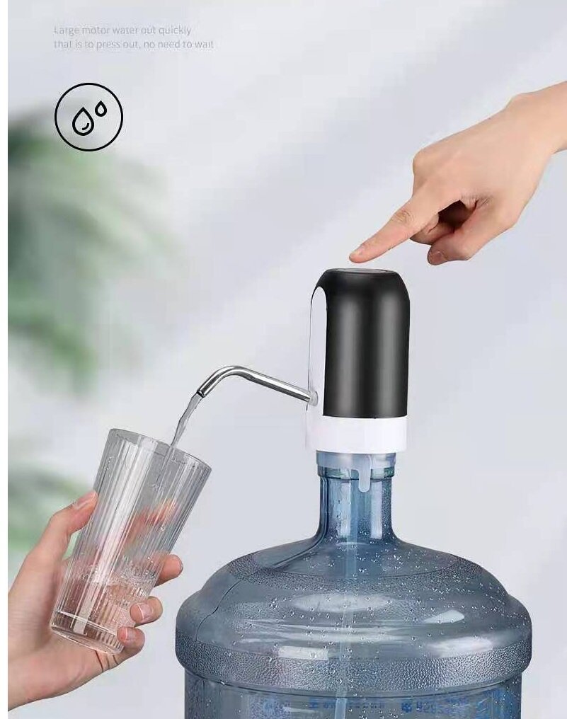 Помпа для воды RX MD-01, аккумуляторная 19 литров, черный