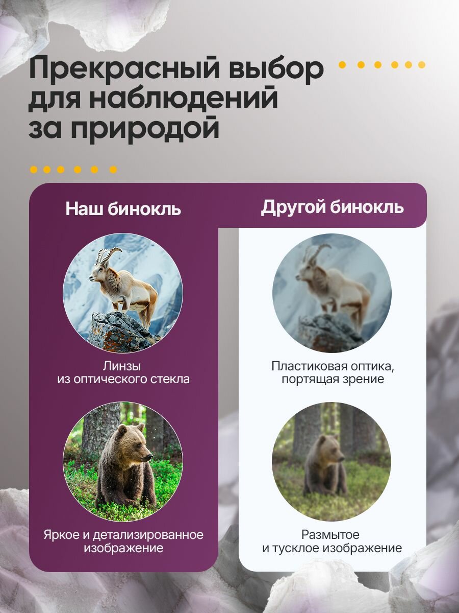 Бинокль Levenhuk New Atom 8x30 туристический полевой для охоты и рыбалки, мощный, с чехлом, Porro, оптика BK-7, диоптрийная коррекция — фото 1