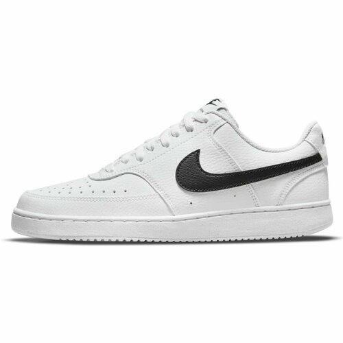 фото Кеды nike court vision low next nature, полнота f, размер 8 us, белый/черный