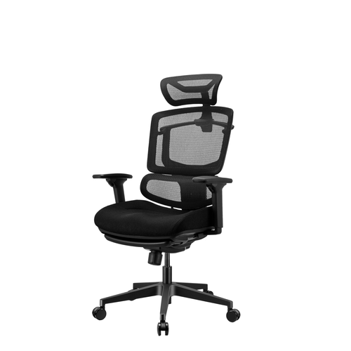 Премиум эргономичное кресло GT Chair Open Z с поддержкой для ног черный 34976₽