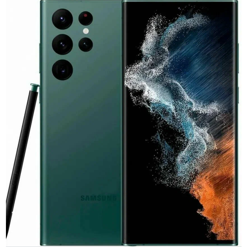 Смартфон Samsung Galaxy S22 Ultra Green 5G экран 68 12ГБ256ГБ камера 108 Мп Green CN 70590₽