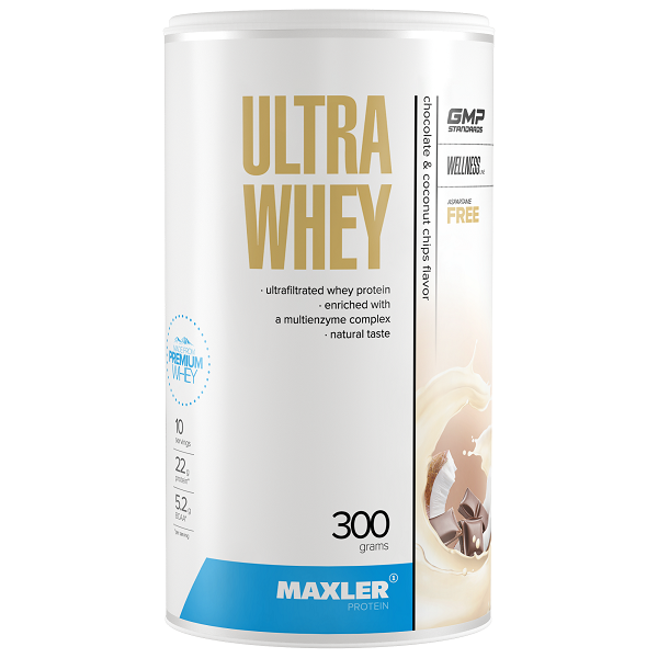 Сывороточный протеин Maxler Ultra Whey 300 g (can) (Chocolate Coconut)
