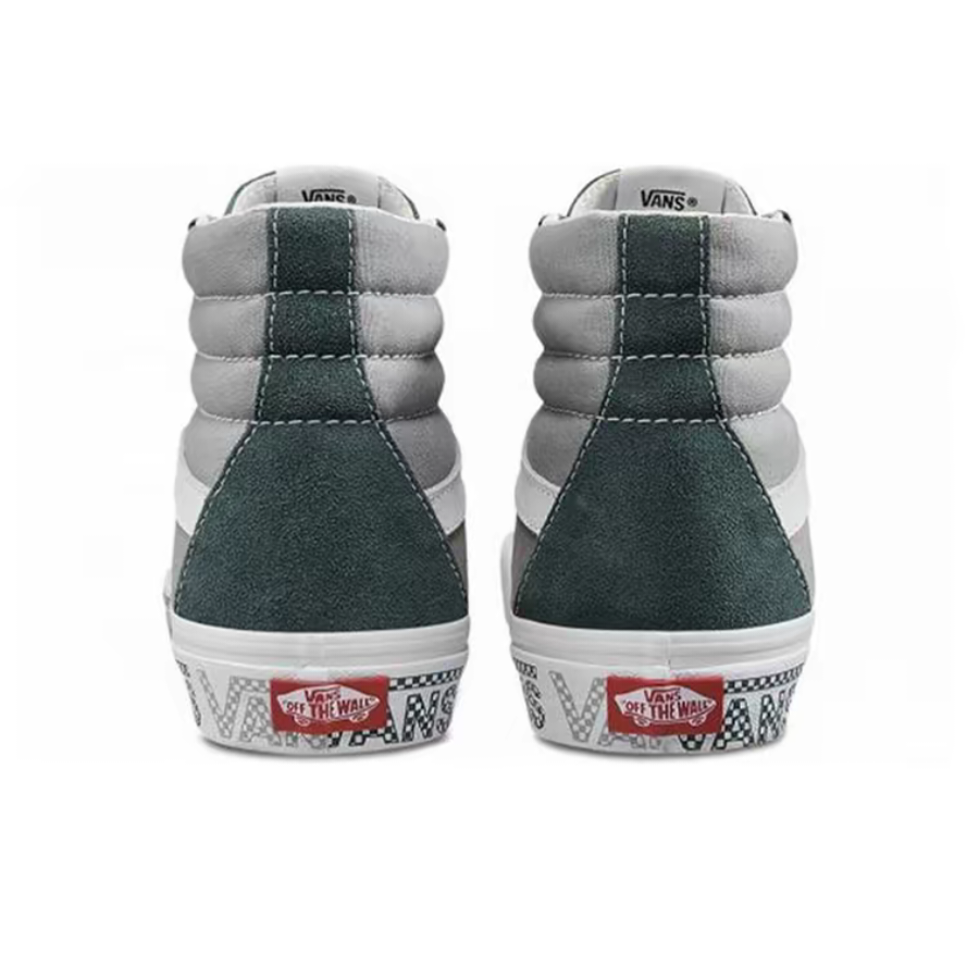 Кеды VANS SK8-Hi, размер 42.5 EU, 42 RU, длина 27.5 см, зеленый — фото 1