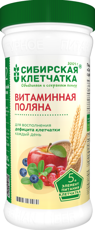 Клетчатка пшеничная Витаминная поляна 280г