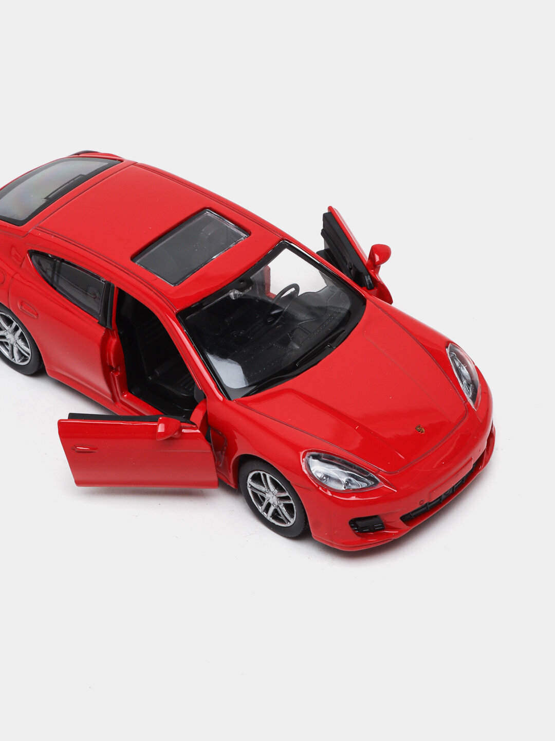Инерционные коллекционные игрушечные машинки 1:36, Porsche panamera turbo Красный — фото 1