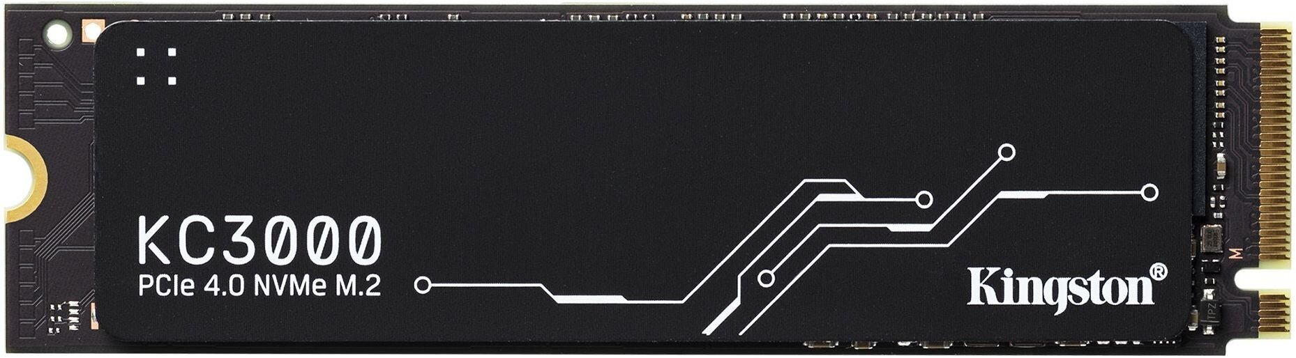 Твердотельные накопители (SSD) KINGSTON Накопитель SSD Kingston PCI-E 4.0 x4 1Tb SKC3000S/1024G KC3000 M.2 2280