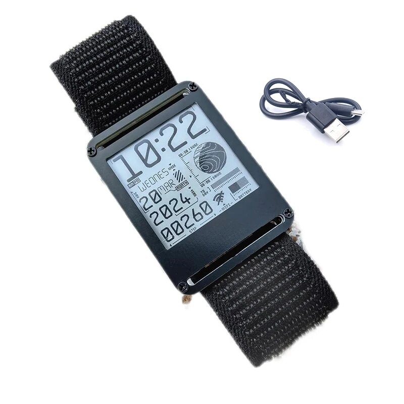 ESP32 Open Source Watchy V2.0 Подарочный дисплей E-ink Смарт-часы для робота Arduino DIY Kit Connect с Bluetooth и Wi-Fi Robot Kit, Standard kit