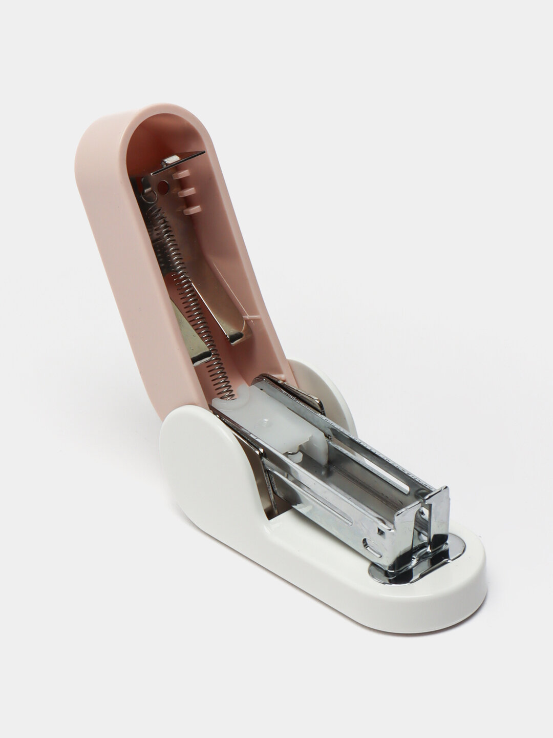 Мини степлеры deli K203, 2 шт, кремовый, компактные, стильный дизайн — фото 1