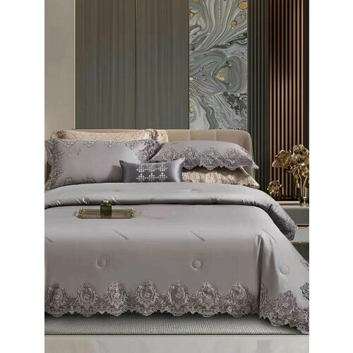 Комплект постельного белья с одеялом Blumarine Сатин люкс Евро наволочки 50x70 18990₽