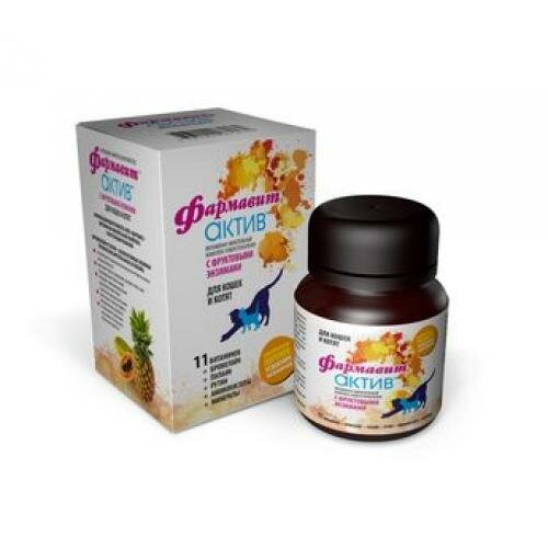 Фармавит актив д/кошек и котят 60таб (1х6)