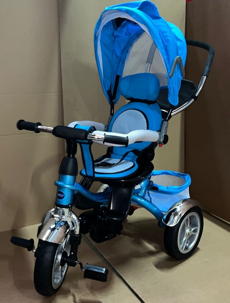 Велосипед TRIKE NEO-3, трехколесный, поворотное сиденье, голубой