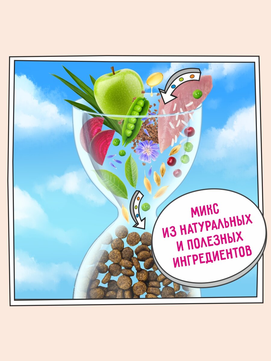 Корм сухой для стерилизованных кошек 400 г, профилактика МКБ ZILLII (Зиллии) Urinary, Индейка — фото 1