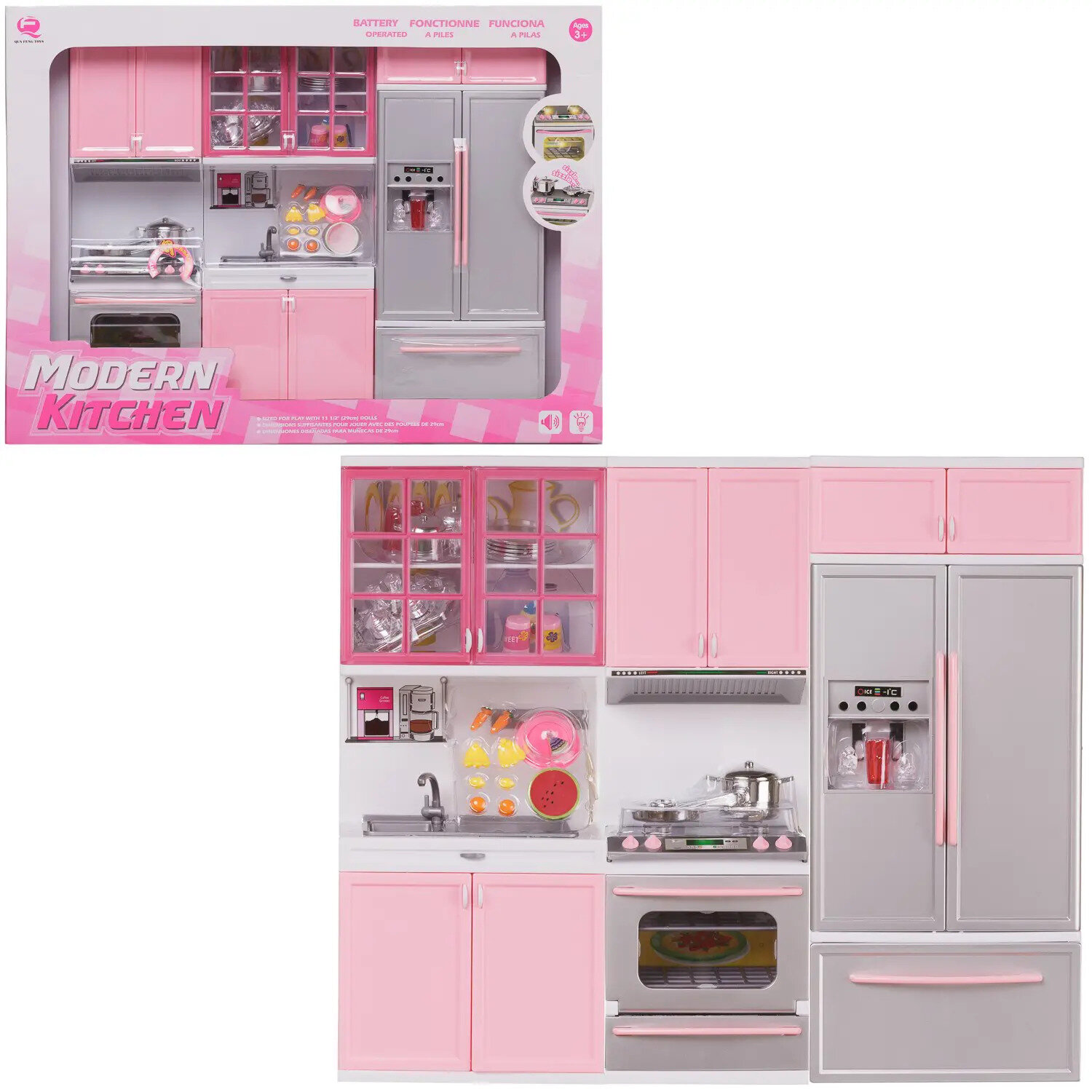 Игровой набор "Кухня - Модерн" звуковые и световые эффекты 33,5х7х32 см.