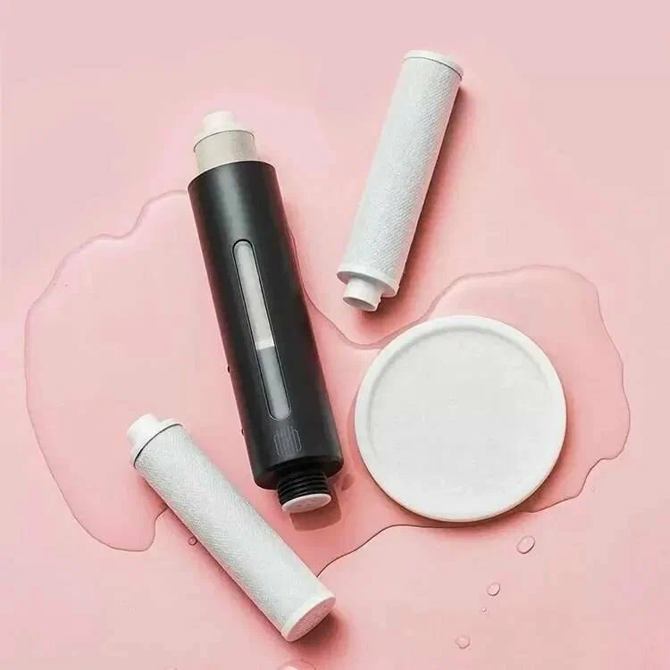 Изображение Очищающая воду лейка для душа Dabai (DXHS004-5) (в подарочной упаковке сменный фильтр 2 шт) Pink