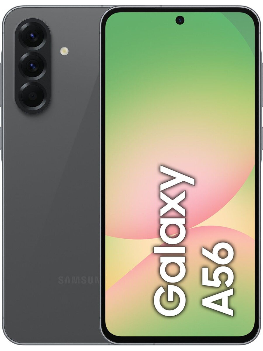 Смартфон Samsung Galaxy A56 5G, 8/256 ГБ, nаno-SIМ+еSIM, Черный SM-А566Е/DS