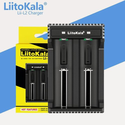 Изображение товара Универсальное зарядное устройство LiitoKala Lii-L2 для 3.7V Li-ion аккумуляторов 18650 и др.