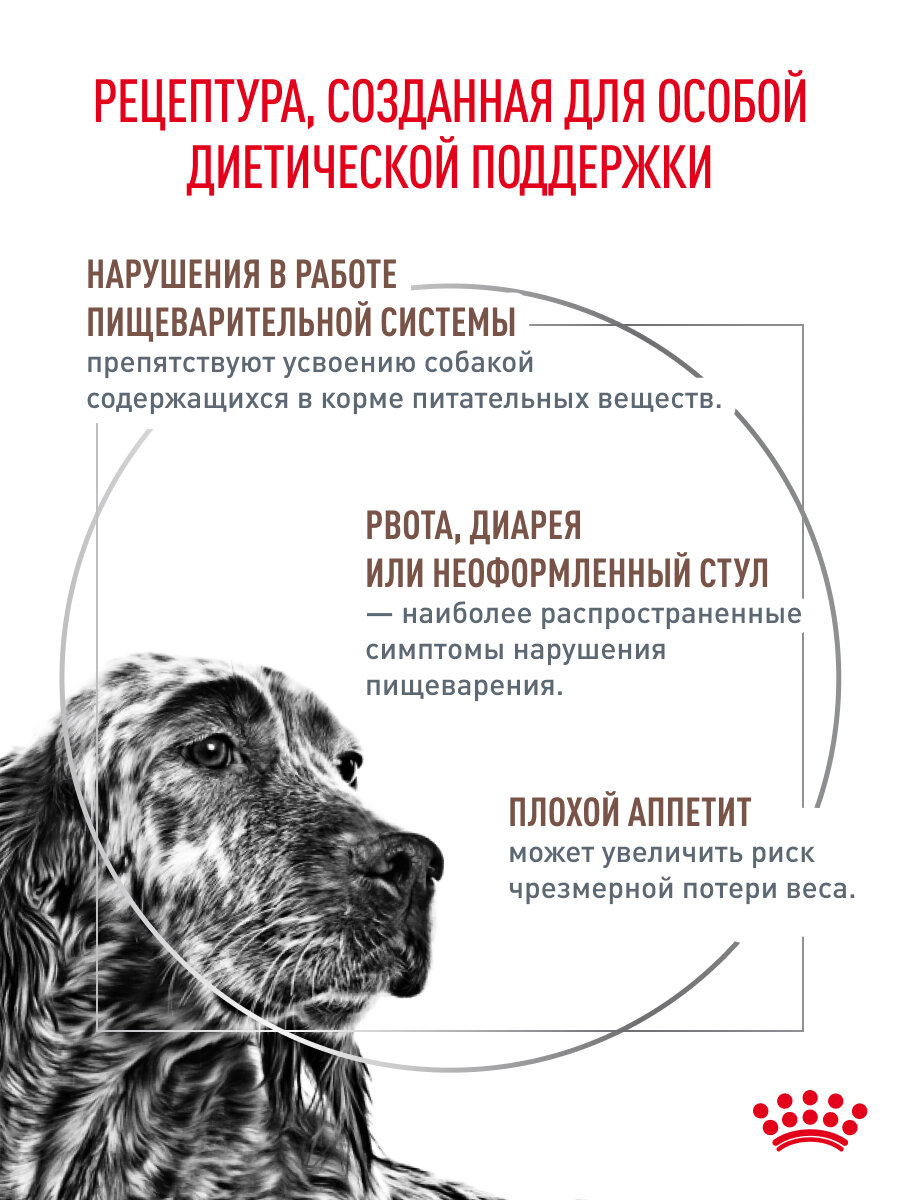 Сухой корм для собак Royal Canin Gastrointestinal диетический при расстройствах пищеварения, 15 кг — фото 1