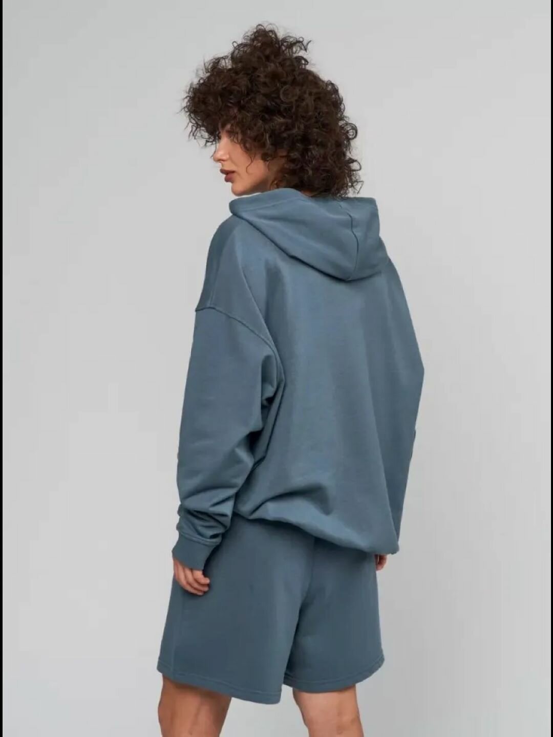 Худи DNZ, размер M, , серо-синий — фото 1