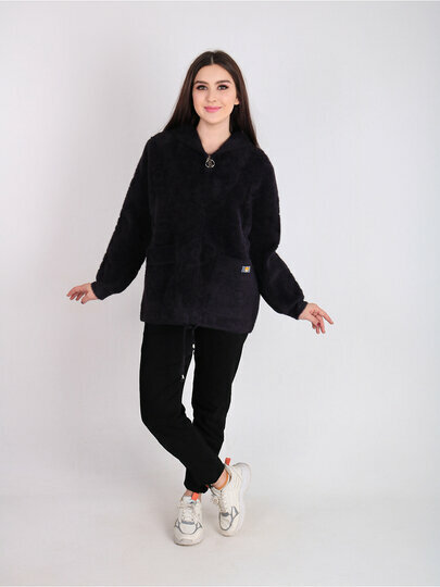 Пальто, размер One Size, темно-коричневый — фото 1