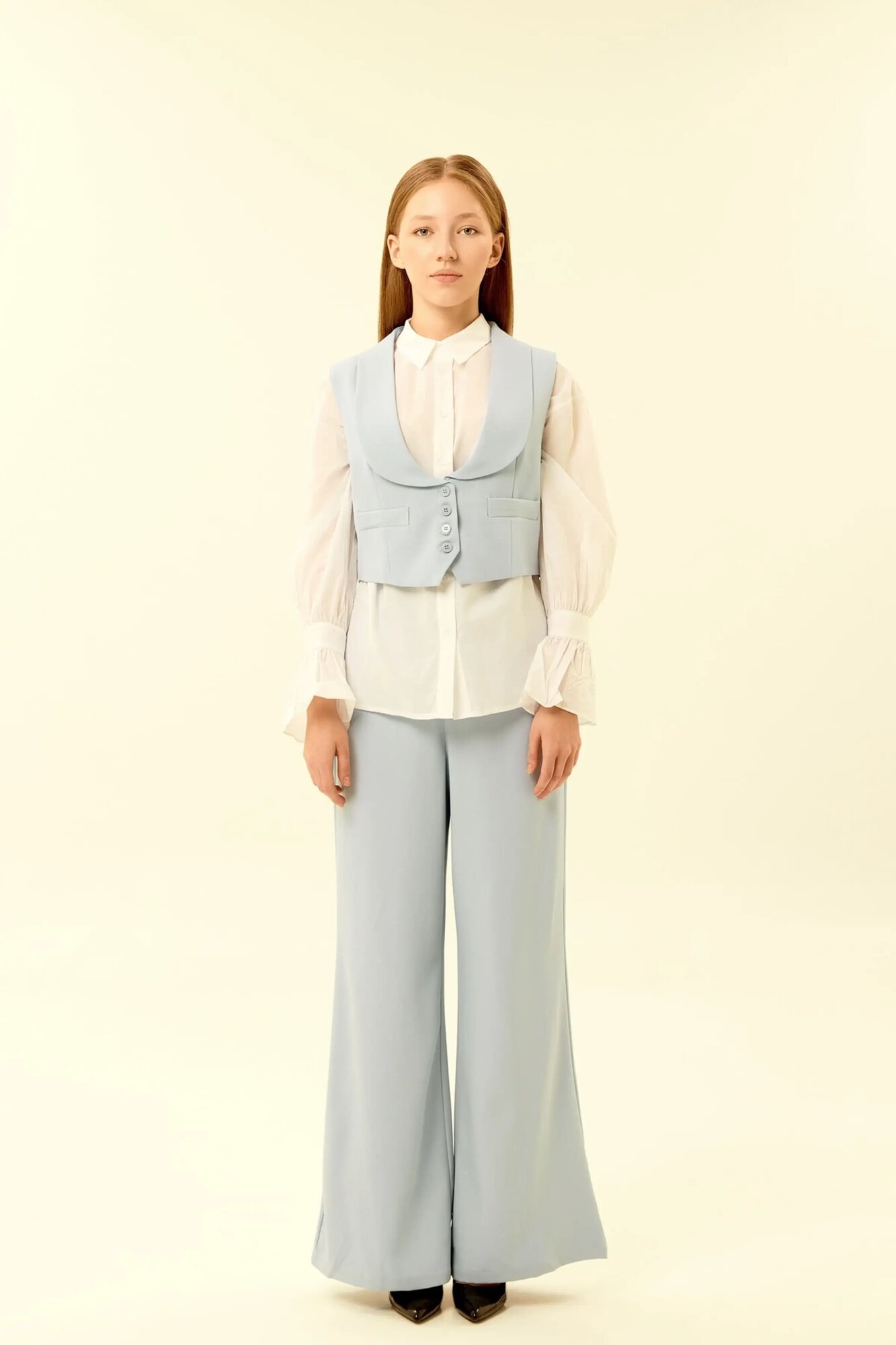 Жилет Selfie, размер XS, голубой — фото 1