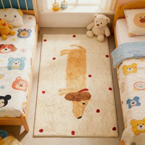 Изображение товара Прикроватный ковер, имитация кашемира, прикроватный коврик для гостиной, спальни, коридора, тип 1, 80cmx200 см