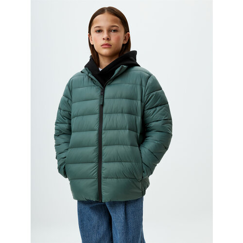 Куртка Sela, размер 134, зеленый куртка sela 4804051188 размер 134 бежевый