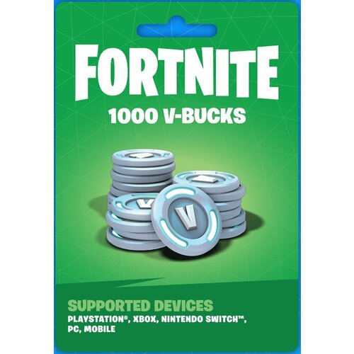 Игровая валюта Fortnite 1000 V-bucks - GIFT CARD Fortnite 1000 v bucks GlobalRU ключ Активации В-баксы 155000₽