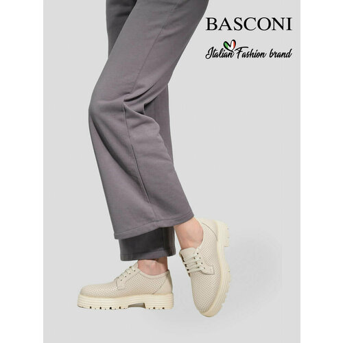 Полуботинки BASCONI, размер 40, бежевый полуботинки basconi размер 40 бежевый