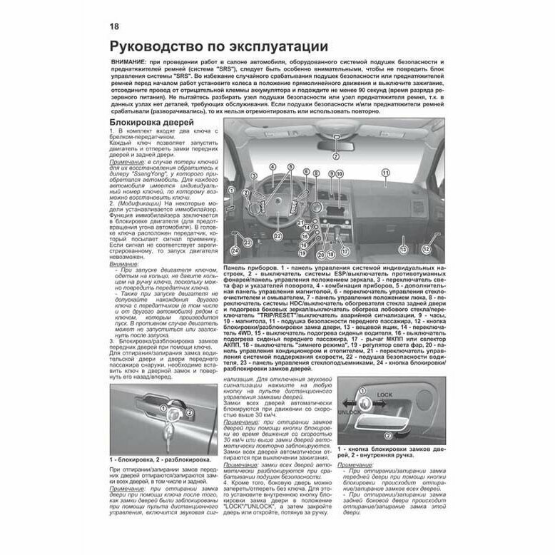 SsangYong Kyron в фотографиях. Модели с 2005 года выпуска с дизельным D20DT (2,0 л. Common Rail) и бензиновым G23D (2,3 л.) двигателями. Включая рестайлинговые модели c 2007 года. Руководство по ремон - фото №9
