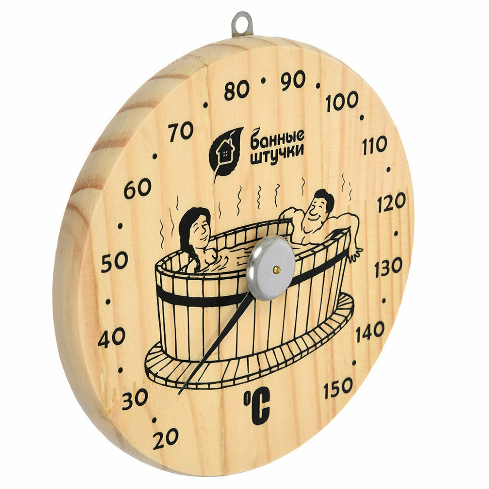 Термометр Банные Штучки Удовольствие для бани и сауны 16*16*2.5см - фото №3