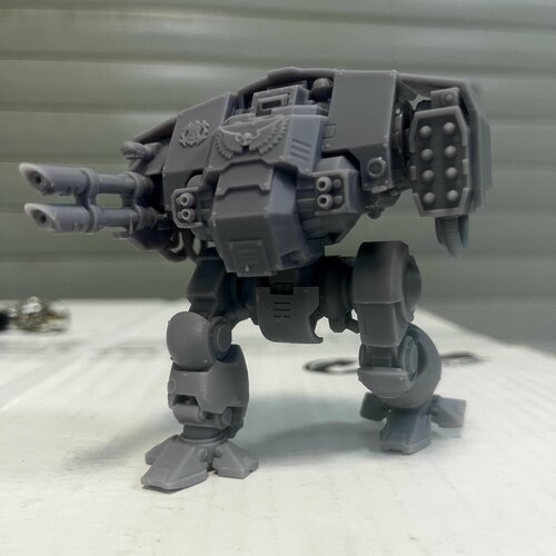 Ballistus Dreadnought - Leviathan. Warhammer 40 000. Миниатюра Дредноут для настольной игры вархаммер 40К. 90 мм.