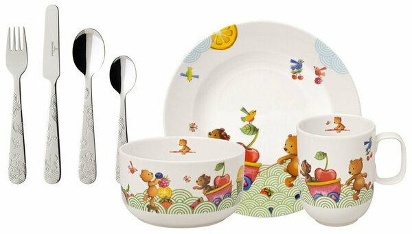 Набор детской посуды Villeroy & Boch HUNGRY AS A BEAR 7 предметов 14-8665-8435