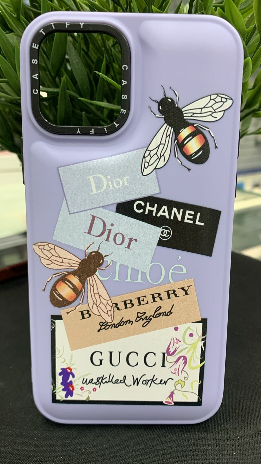 Чехол силиконовый Casetify для Iphone 12/12 Pro с принтом Fasion