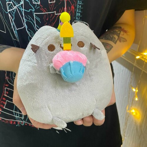 Мягкая игрушка Пушин с кексом (Pusheen Cat)