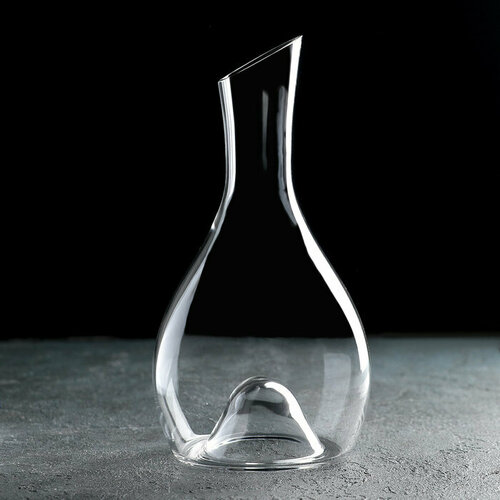 Декантер стеклянный для вина Magistro «Аспиран», 1,5 л, 14,5×28 см, цвет прозрачный (комплект из 2 шт)