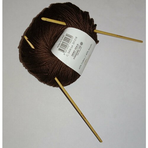 Набор крючков для вязания 2 шт, 2,5 мм и 3 мм 22549 knit pro набор бамбуковых крючков для вязания bamboo crochet hook set