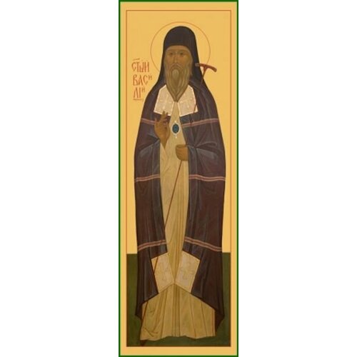 Икона василий Рязанский, Святитель святитель василий епископ рязанский икона на доске 13 16 5 см