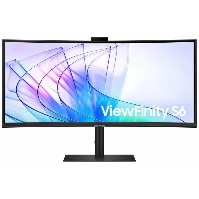 Монитор SAMSUNG 34 SAMSUNG S34C650VAI Black (VA, 3440x1440, HDMI+DP+Type C, USB Hub, 5 ms, 178°/178°, 350 cd/m, 3000:1, 100Hz, MM, Camera, Curved