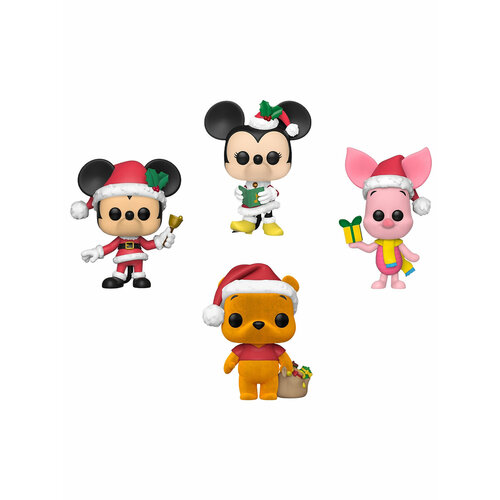 фигурка funko pop disney wdw50 philharmagic mickey kompozytor 59510 1167 Фигурка Funko POP! Disney Holiday Mickey/Minnie/Winnie (FL)/Piglet 4PK 66842