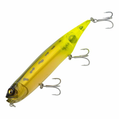 Воблер для рыбалки Megabass Dog-X Diamante 120 F Rattle цв. Frog-Cct, 21 гр 120 мм, окуня, щуку, вокер / всплывающий