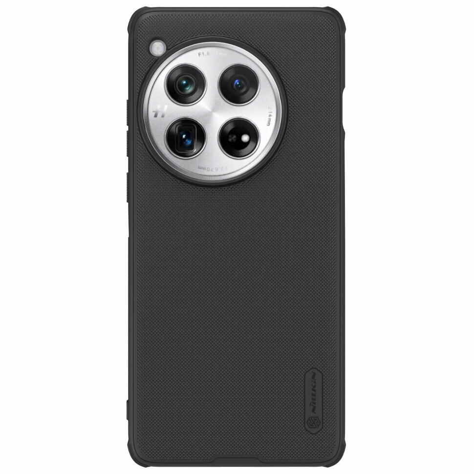 Накладка Nillkin Frosted Shield Pro пластиковая для OnePlus 12 Black (черная)