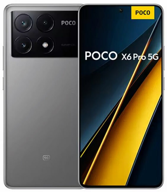 Xiaomi Смартфон Xiaomi POCO X6 Pro 5G 8/256GB Global (Серый, 256 ГБ, Global, 8 ГБ)