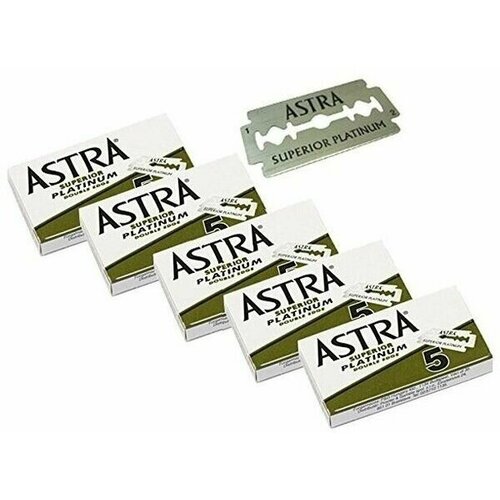 Лезвия Astra (5) 5 упаковок (25 лезвий)