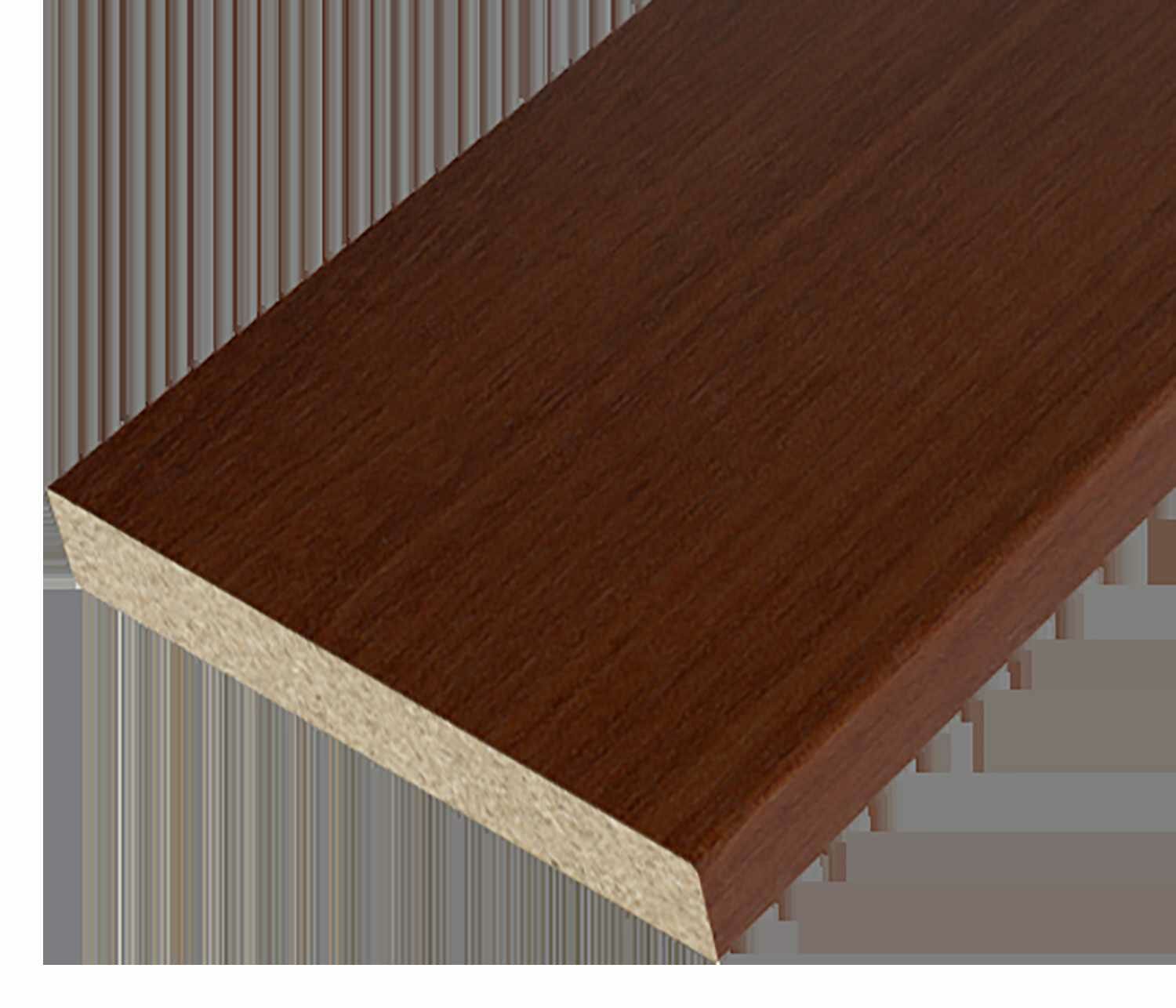 фото Наличник Антик 2150x70x8 мм ПВХ ламинация цвет орех итальянский