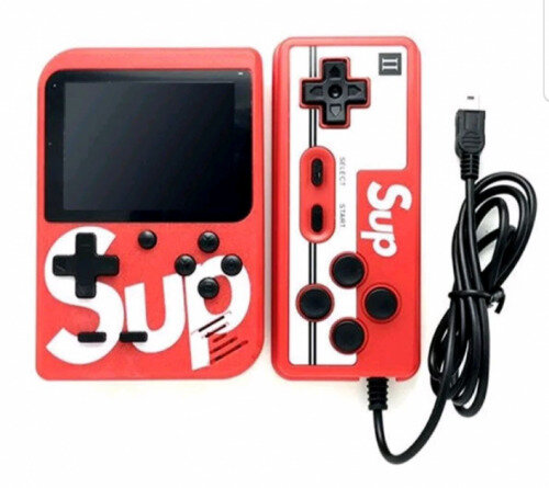 Портативная игровая приставка SUP Game Box Plus 400 в 1 + джойстик (геймпад) / Red